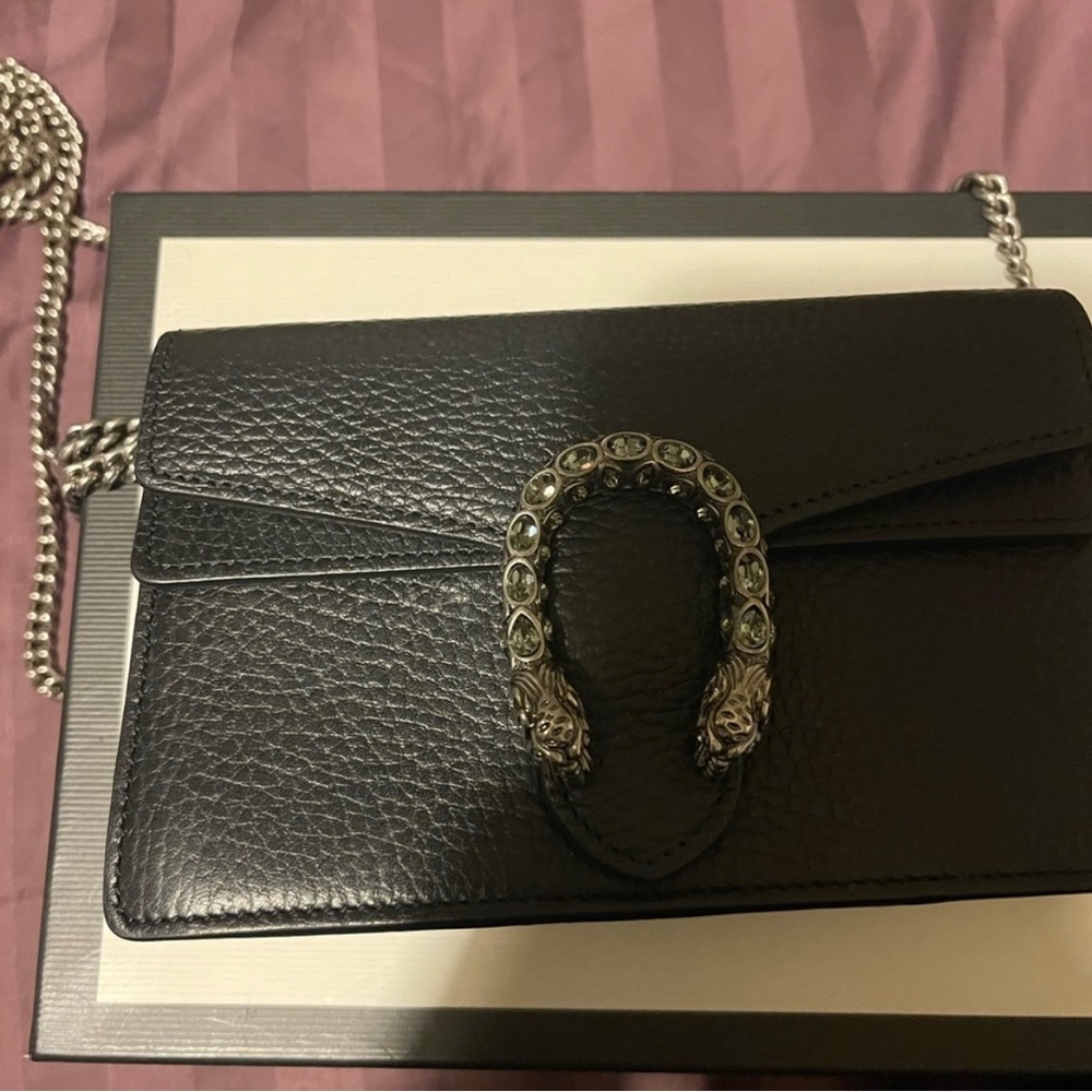 Gucci Super Mini Black Dionysus Authentic